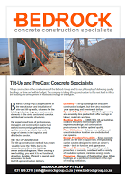 Bedrock Group - Tilt-Up Benefits 2016
