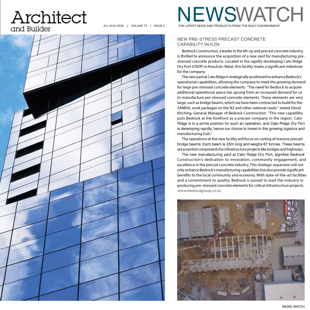Architect & Builder Magazine - Prestressed Concrete Yard 2024